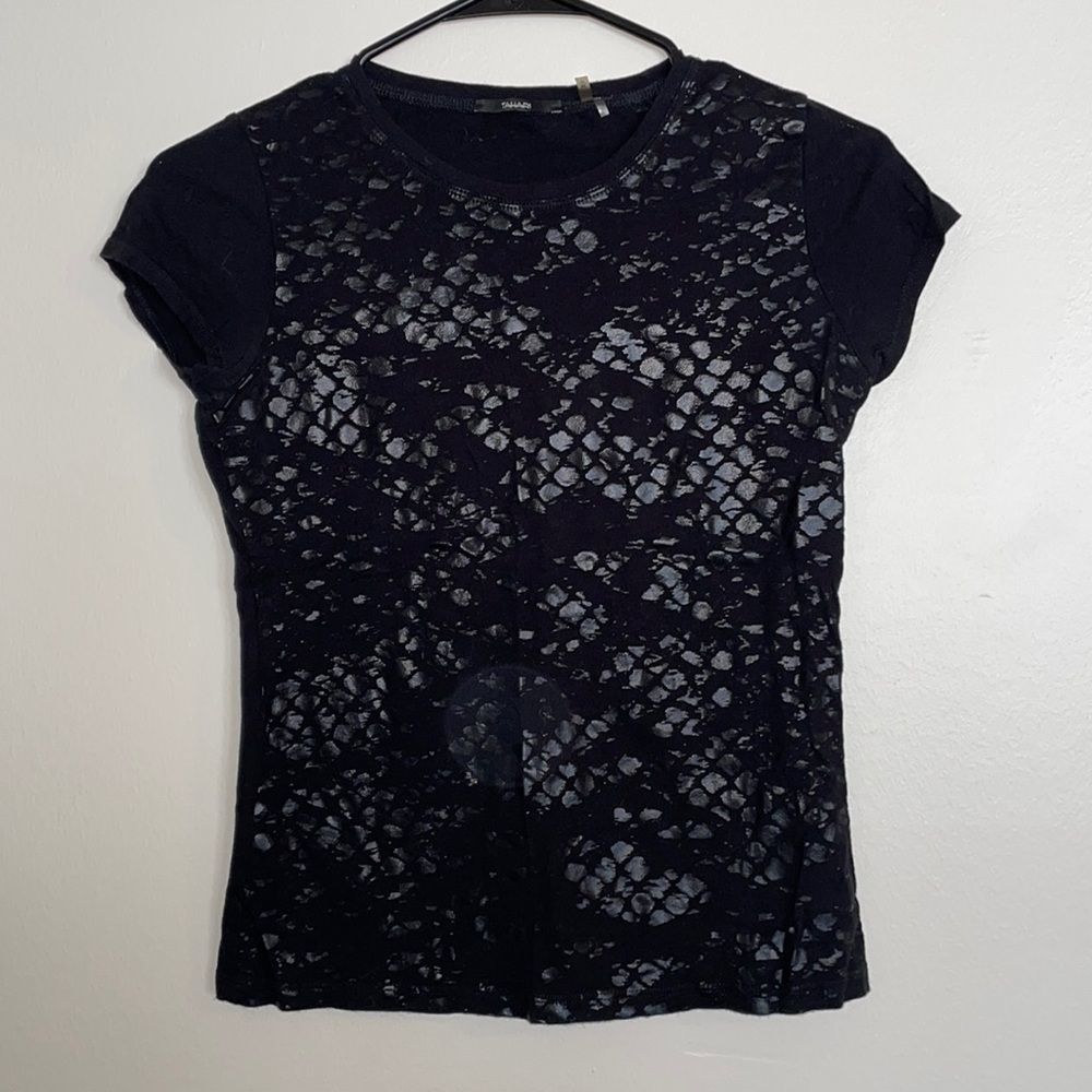 Tahari Snakeskin Shirt